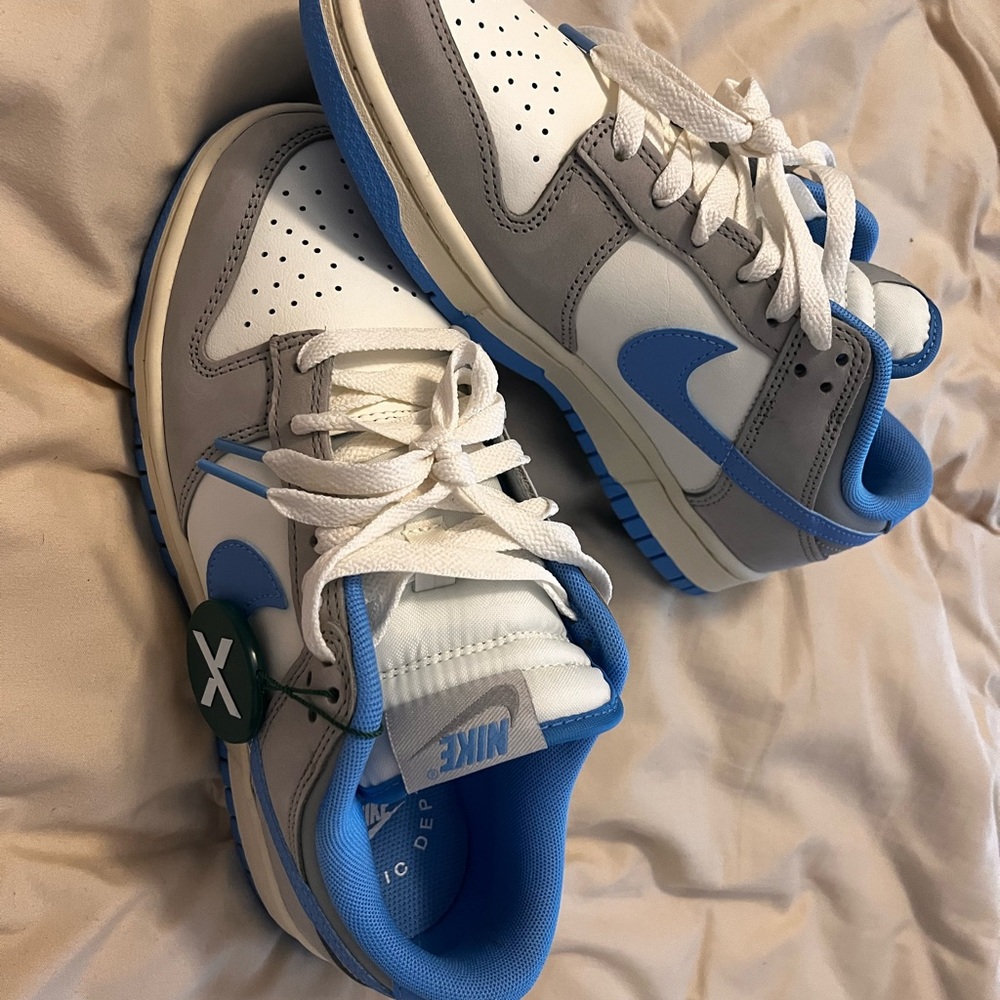 nike low dunk athletic department university blue